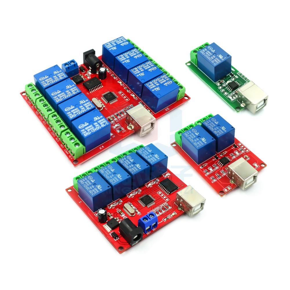 Relay 8 Channel Board - Drive-free/usb Control Switch 1/2/4/8-way channel Relay