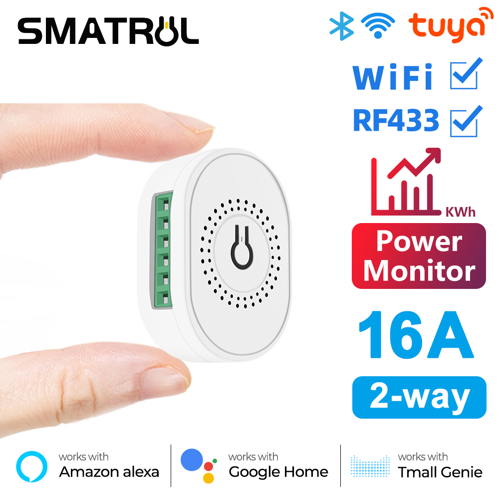 Home Automation Diy - SMATRUL Điện Màn Hình 16A Tuya