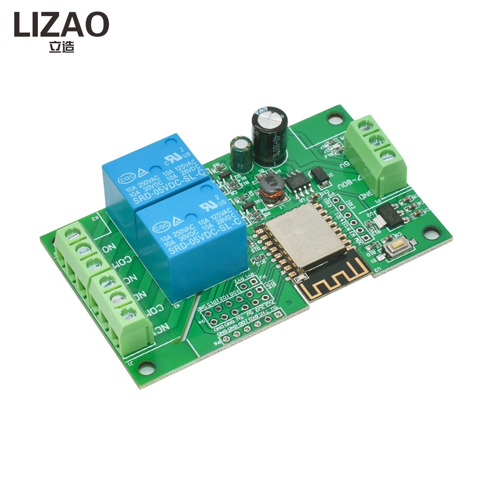 Relay 8 Channel Board - LIZAO 2/4/8 Channel ESP8266 ESP-12F WiFi