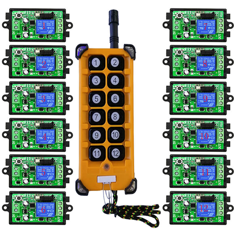 Home Automation Diy - Dài 3000M Phạm Vi DC12V 24V
