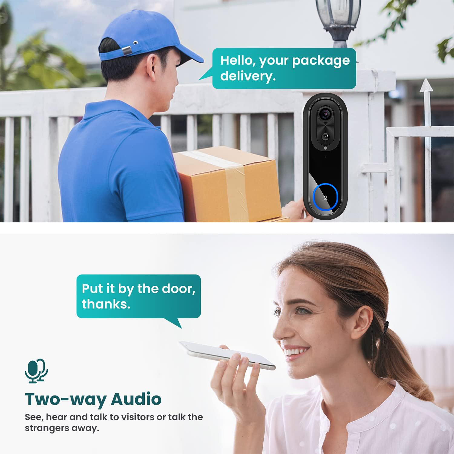 5G 2.4G WiFi Video Doorbell 10 - đánh giá và giá Smart Doorbell Wired