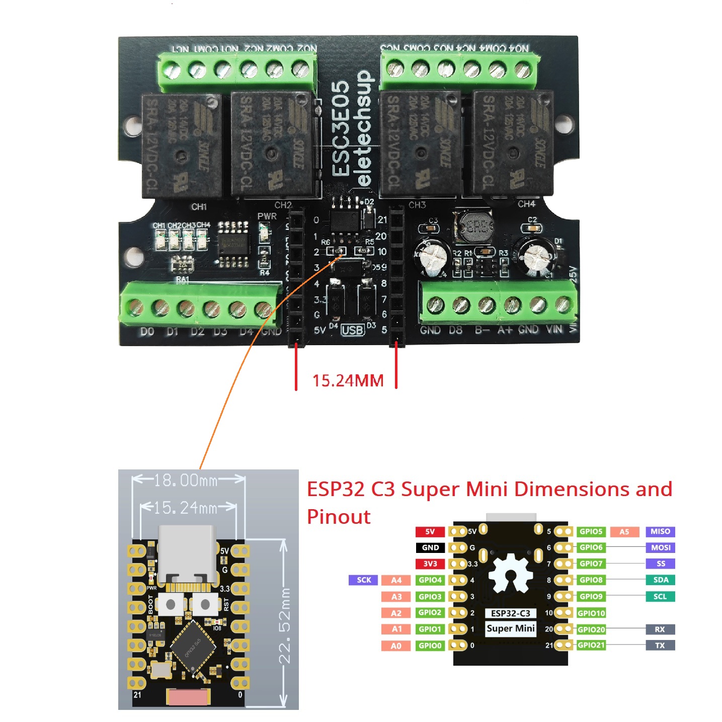 Ultimate ESP32 C3 Relay Module - đánh giá và giá Home Automation With Arduino