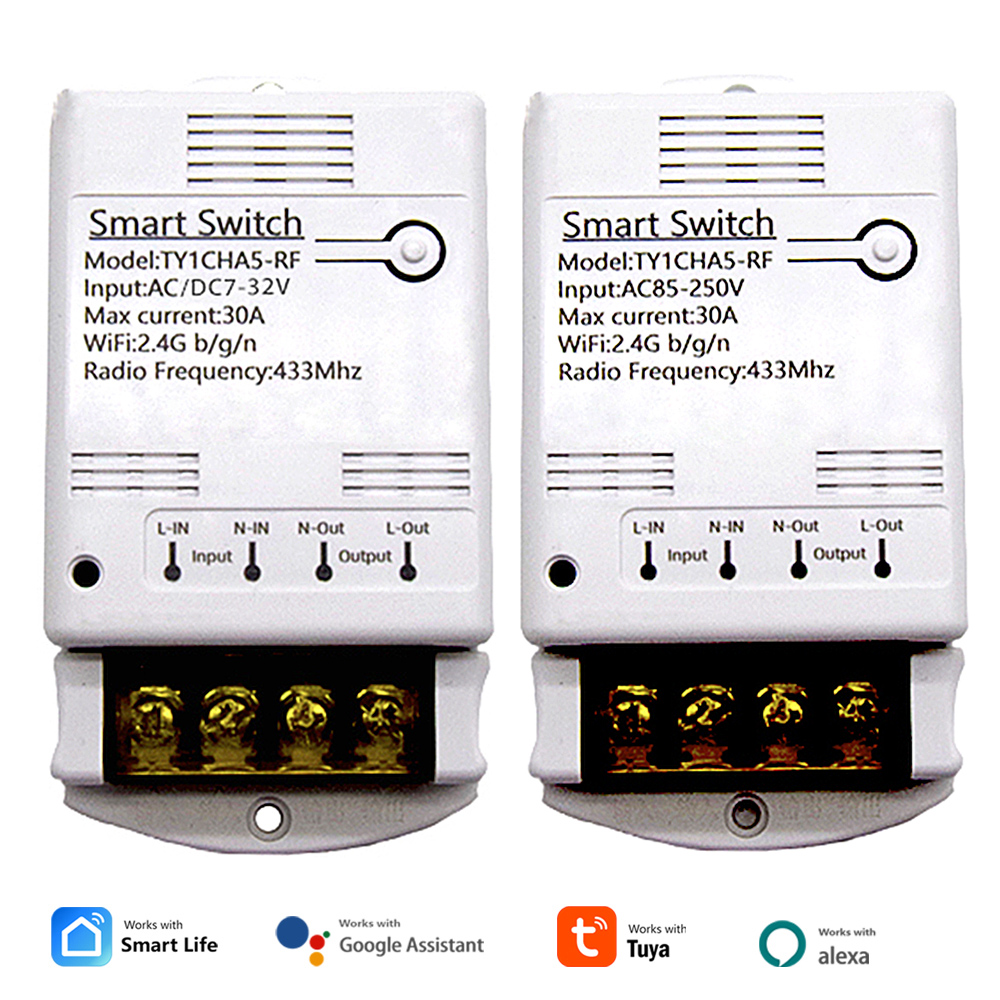 Wifi 30A Relay Module 85-250V  - đánh giá và giá Home Automation Technology