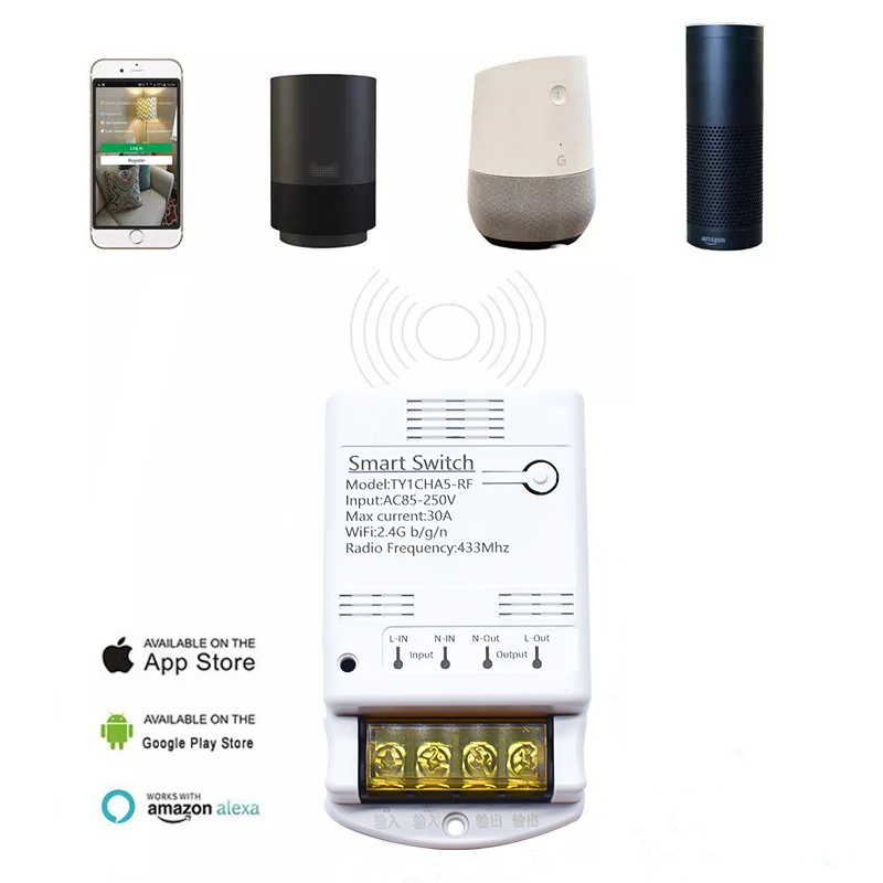 Wifi 30A Relay Module 85-250V  - đánh giá và giá Home Automation Technology