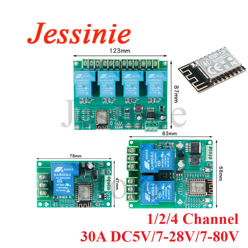 ESP8266 1/2/4/8/16 Channel Way - đánh giá và giá Relay 8 Channel Board