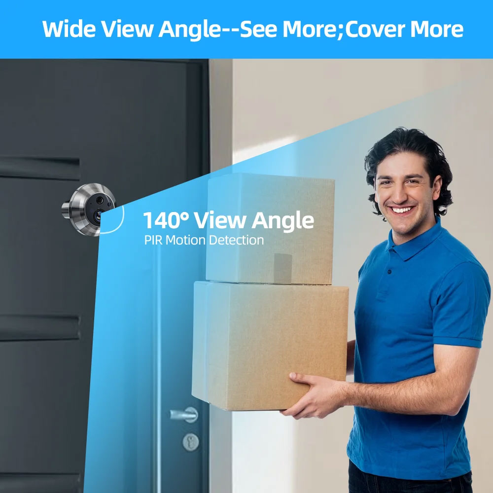 Tuya Smart 5MP 140° Wide View  - đánh giá và giá Smart Doorbell Wired