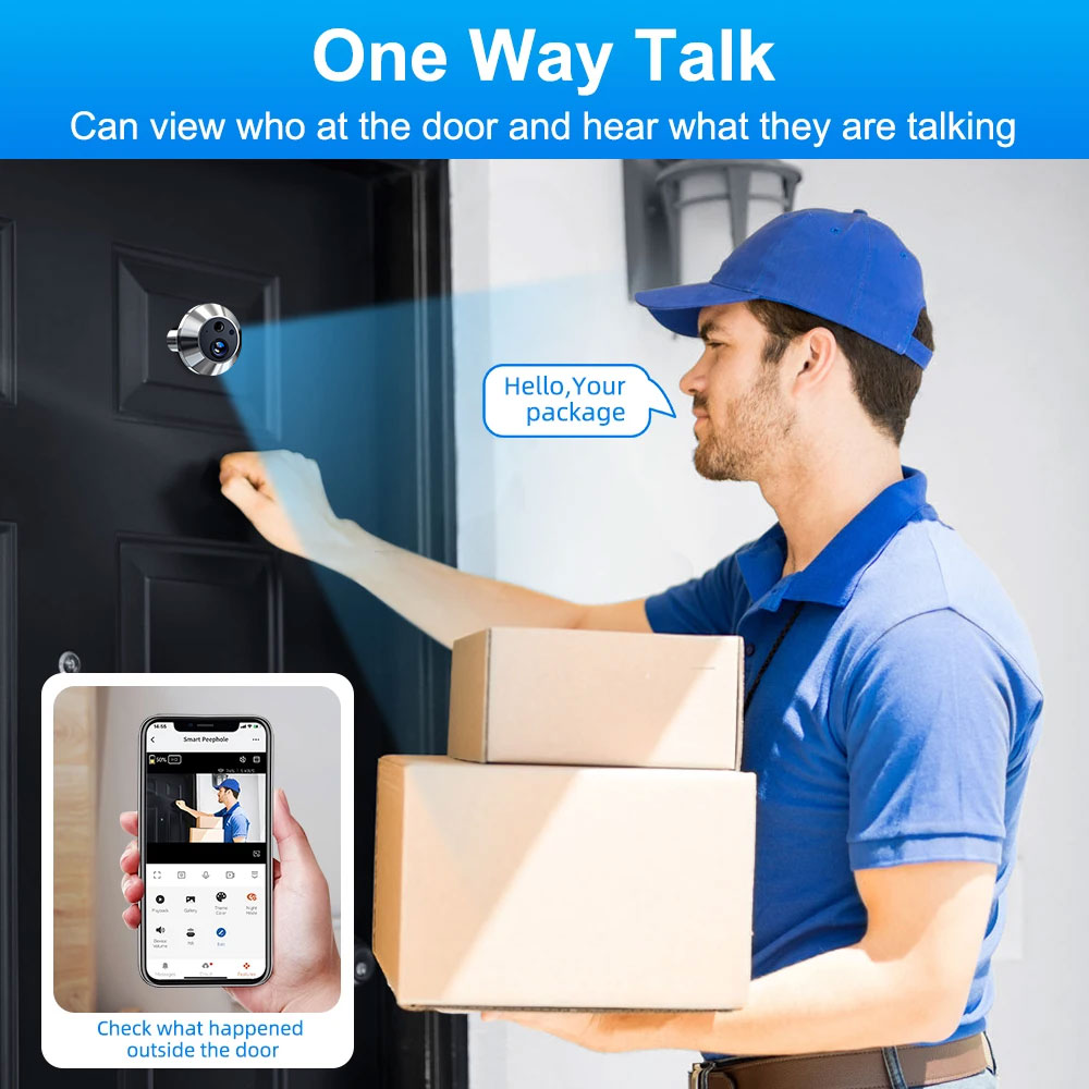 Tuya Smart 5MP 140° Wide View  - đánh giá và giá Smart Doorbell Wired