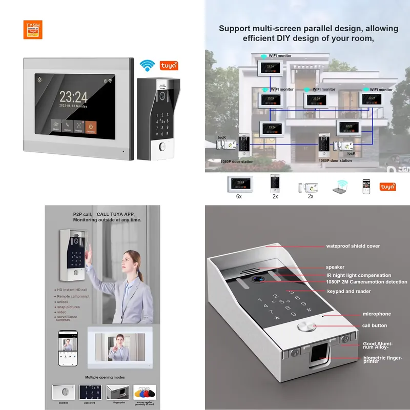 TYSH 2-wire IP Smart WiFi Vide - đánh giá và giá Smart Doorbell Wired