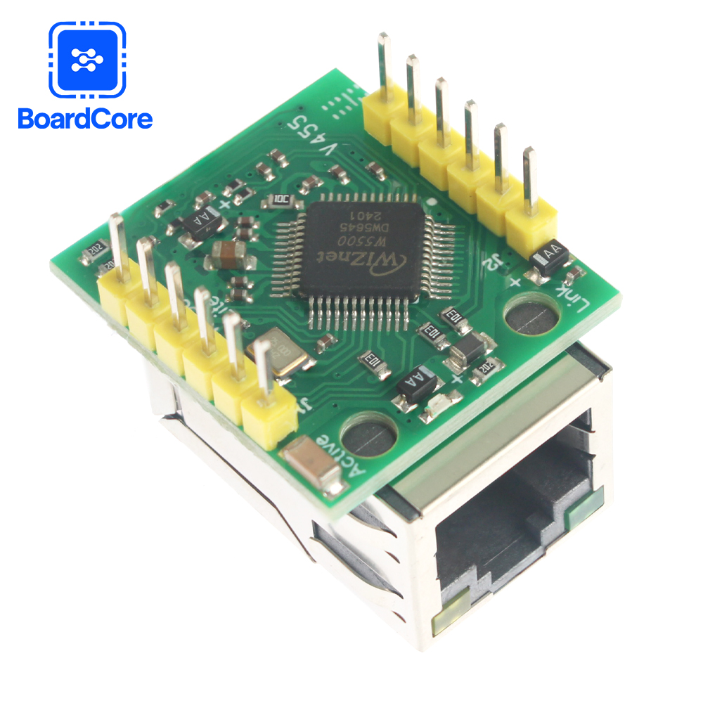 USR-ES1 W5500 Chip SPI to LAN/ - đánh giá và giá Ethernet Module W5500