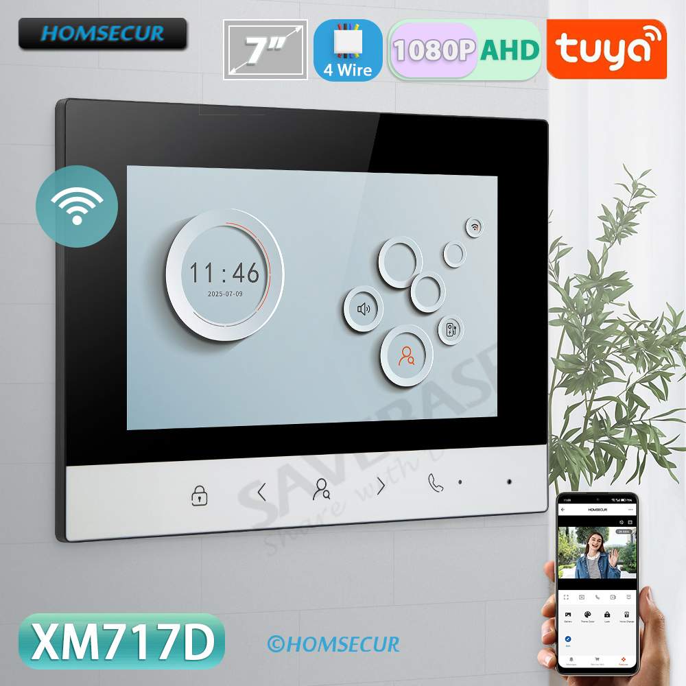 Tuya Smart WIFI Indoor Monitor - đánh giá và giá Smart Doorbell Wired