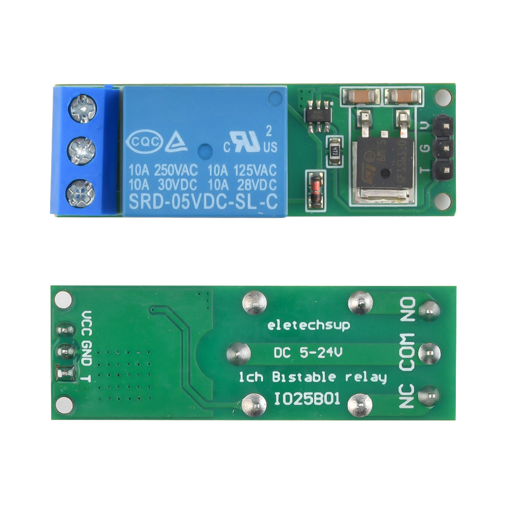 DC 6-24V Flip-Flop Latch Relay - đánh giá và giá Shelly Relay Module
