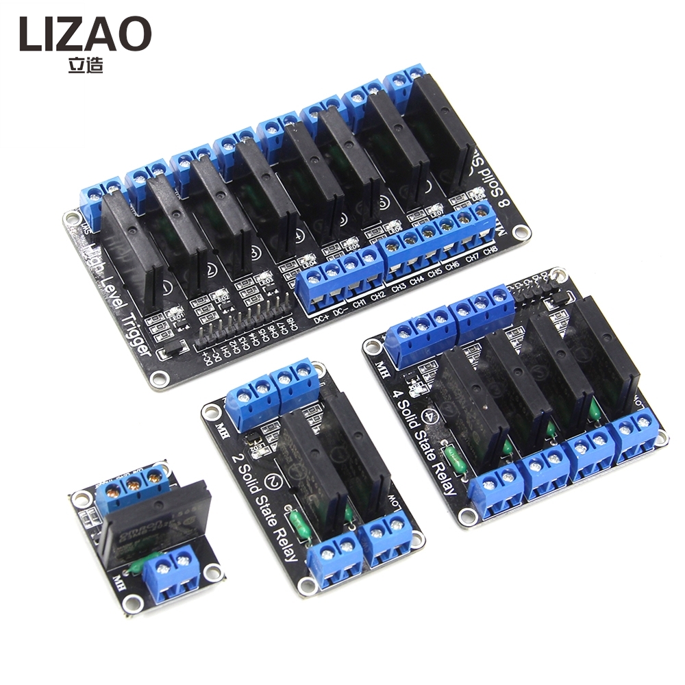 1/2/4/8 Channel SSR Solid Stat - đánh giá và giá Relay 8 Channel Board