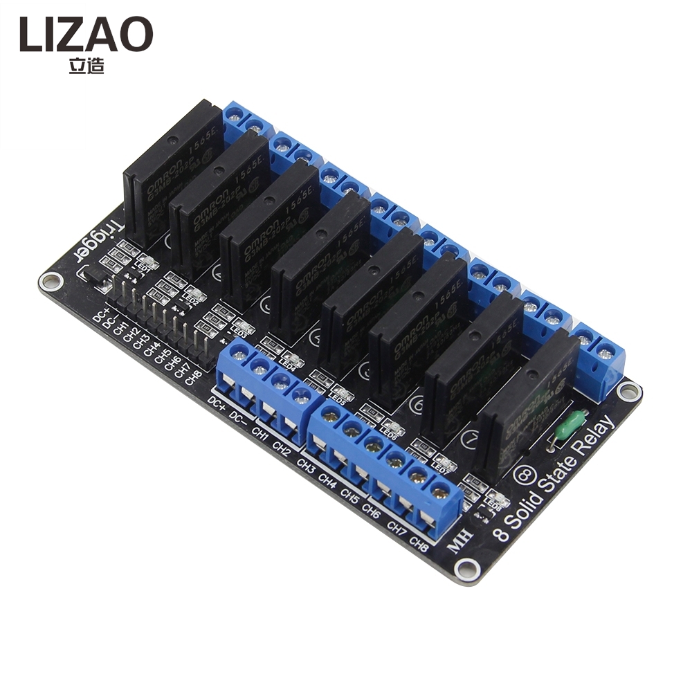 1/2/4/8 Channel SSR Solid Stat - đánh giá và giá Relay 8 Channel Board