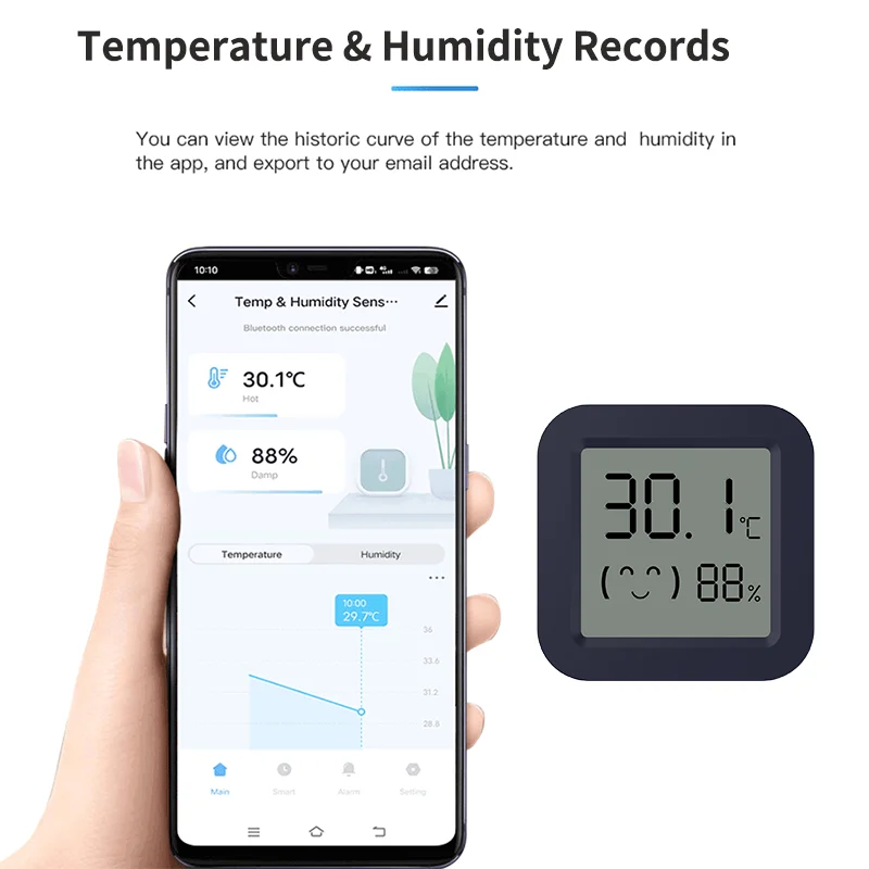 Mini Smart Thermometer Hygrome - đánh giá và giá Temperature Humidity Sensor