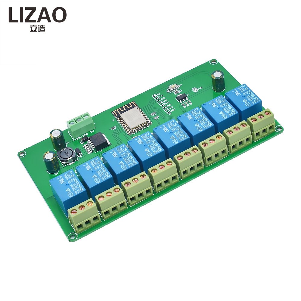 LIZAO 2/4/8 Channel ESP8266 ES - đánh giá và giá Relay 8 Channel Board