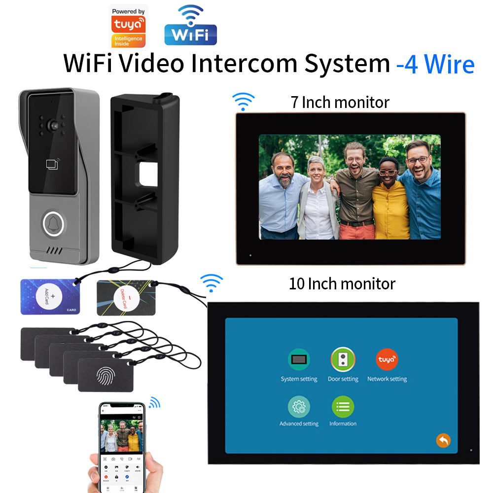WiFi Touch Screen Intelligent  - đánh giá và giá Smart Doorbell Wired
