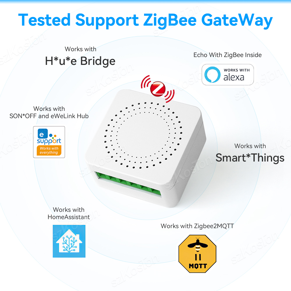 16A Mini ZigBee Smart Switch e - đánh giá và giá Home Automation Diy