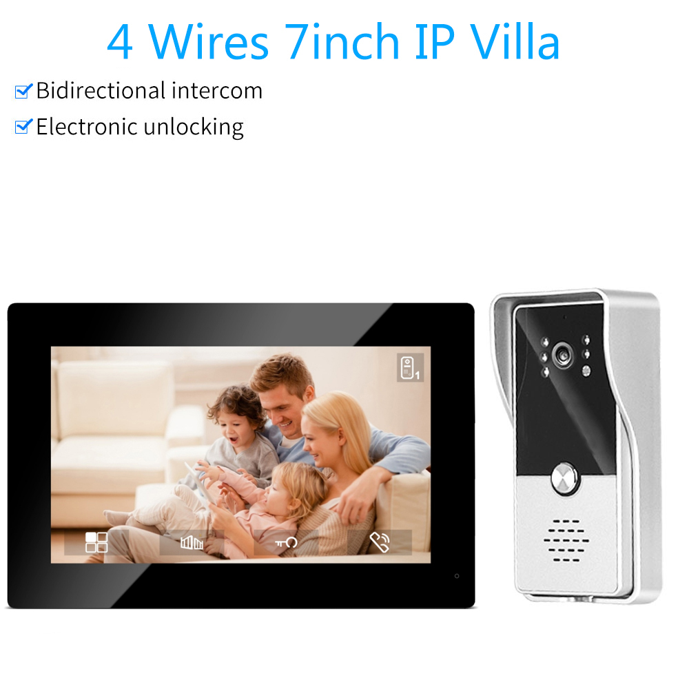 7inch Color Wired Video Interc - đánh giá và giá Smart Doorbell Wired