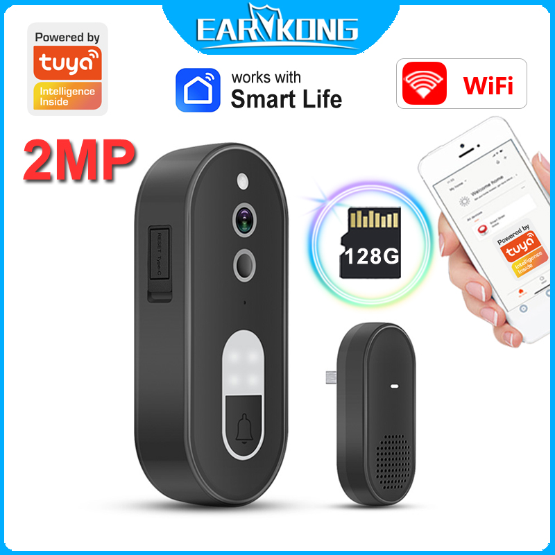WiFi Video Doorbell Work With  - đánh giá và giá Smart Doorbell Wired