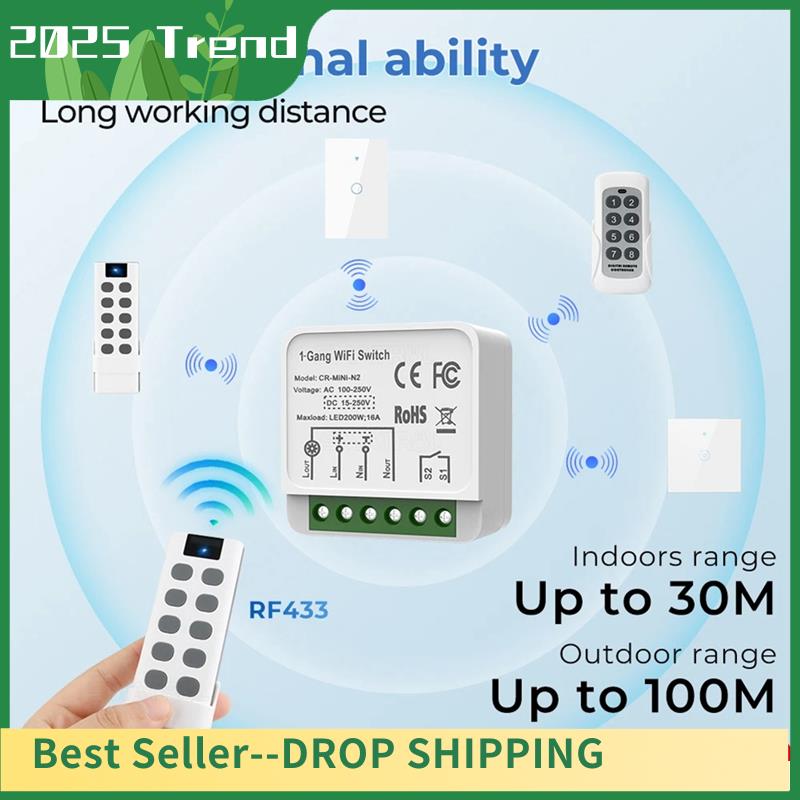 AD33 HOT Tuya Wifi RF433 Smart - đánh giá và giá Diy Home Automation Controller