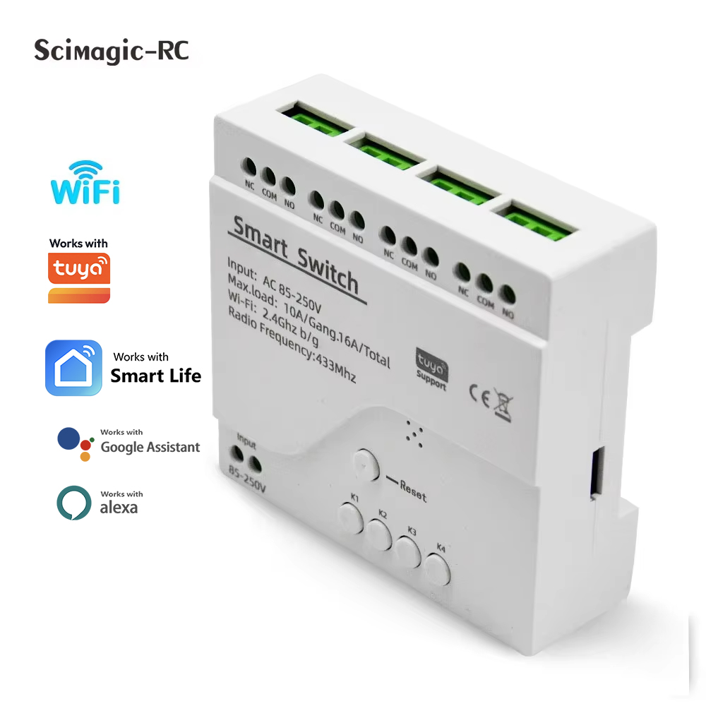 Smart Switch 4CH Relay Module  - đánh giá và giá Home Automation Technology