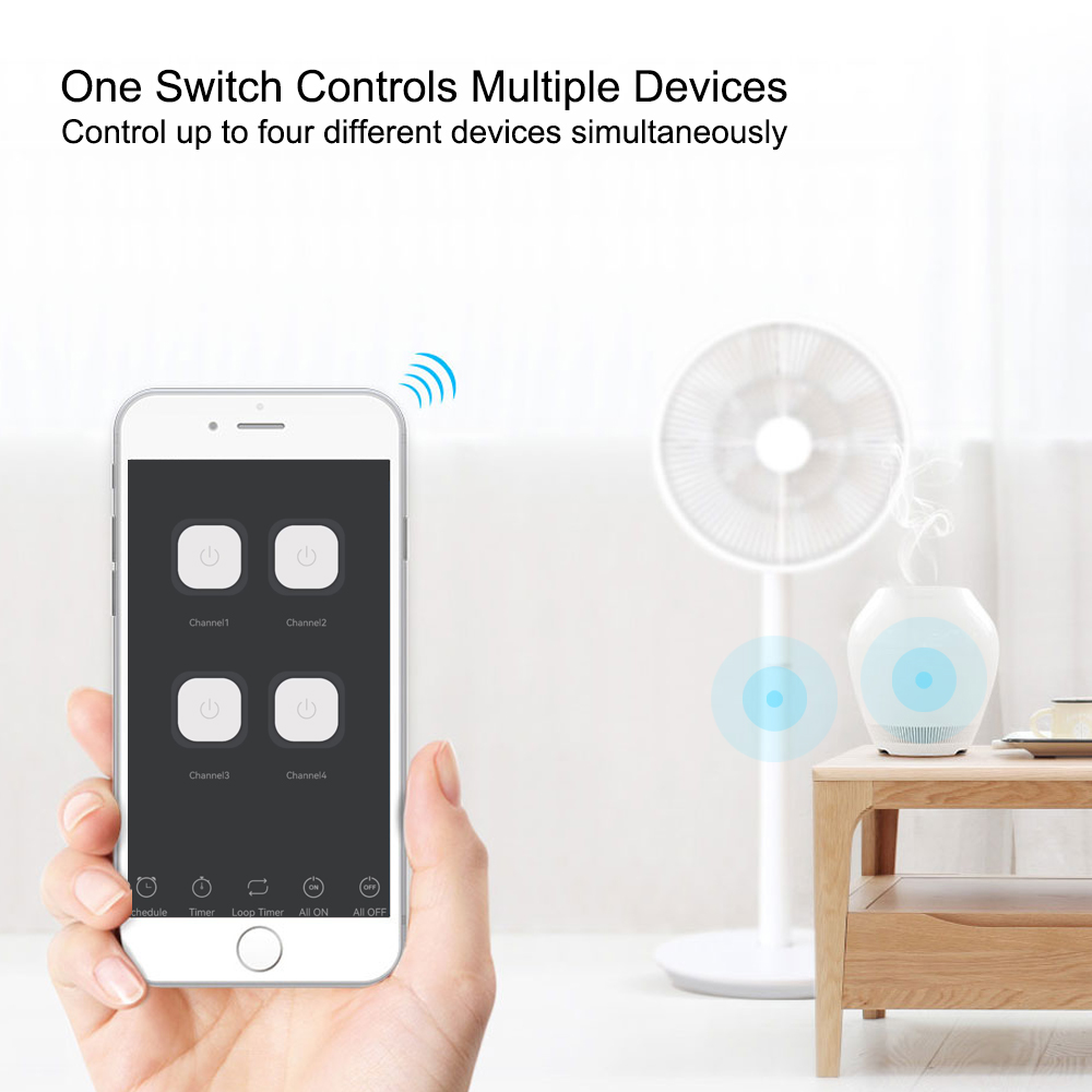Smart Switch 4CH Relay Module  - đánh giá và giá Home Automation Technology