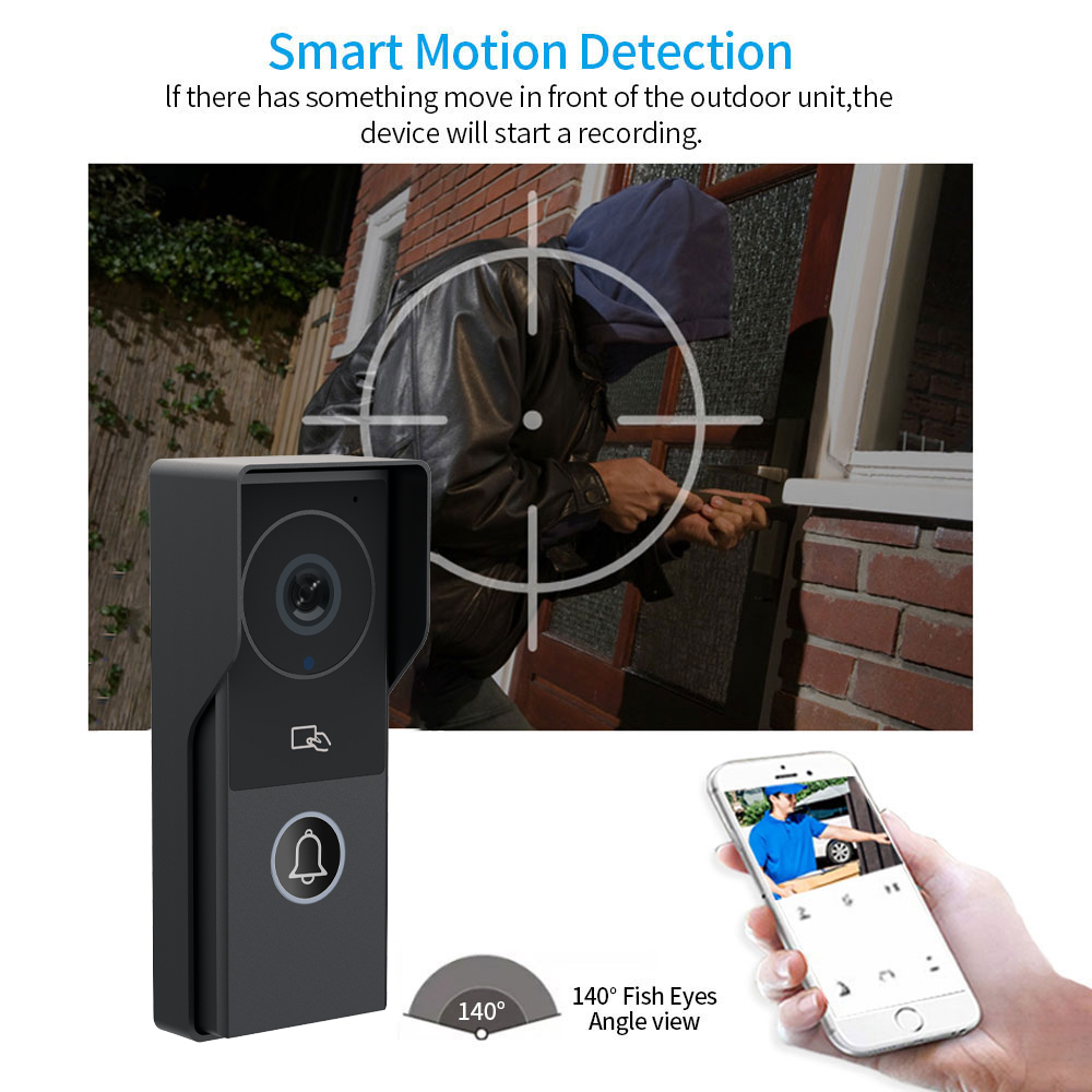 Wifi Video Doorbell System 108 - đánh giá và giá Smart Doorbell Wired