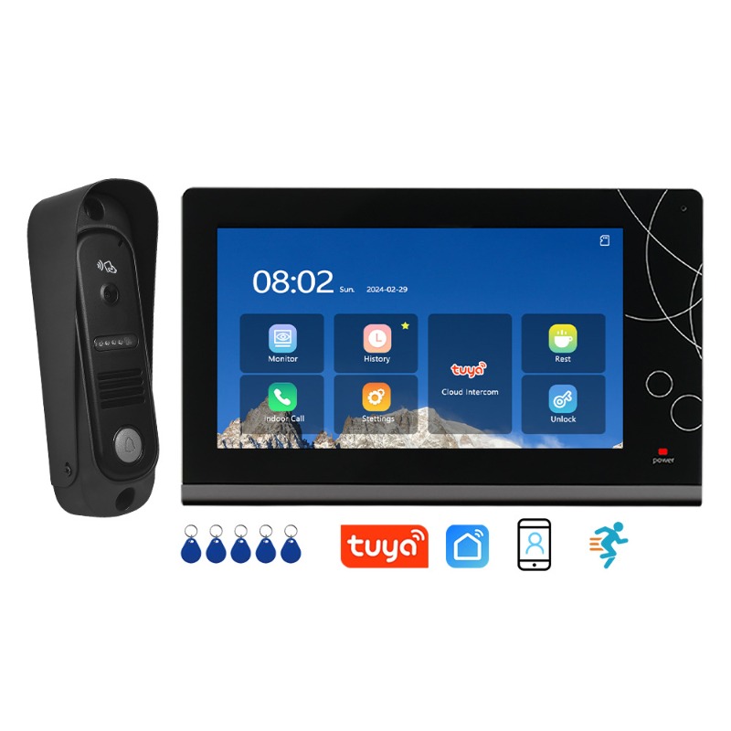 Smart Home 7 Inch WiFi Video D - đánh giá và giá Smart Doorbell Wired