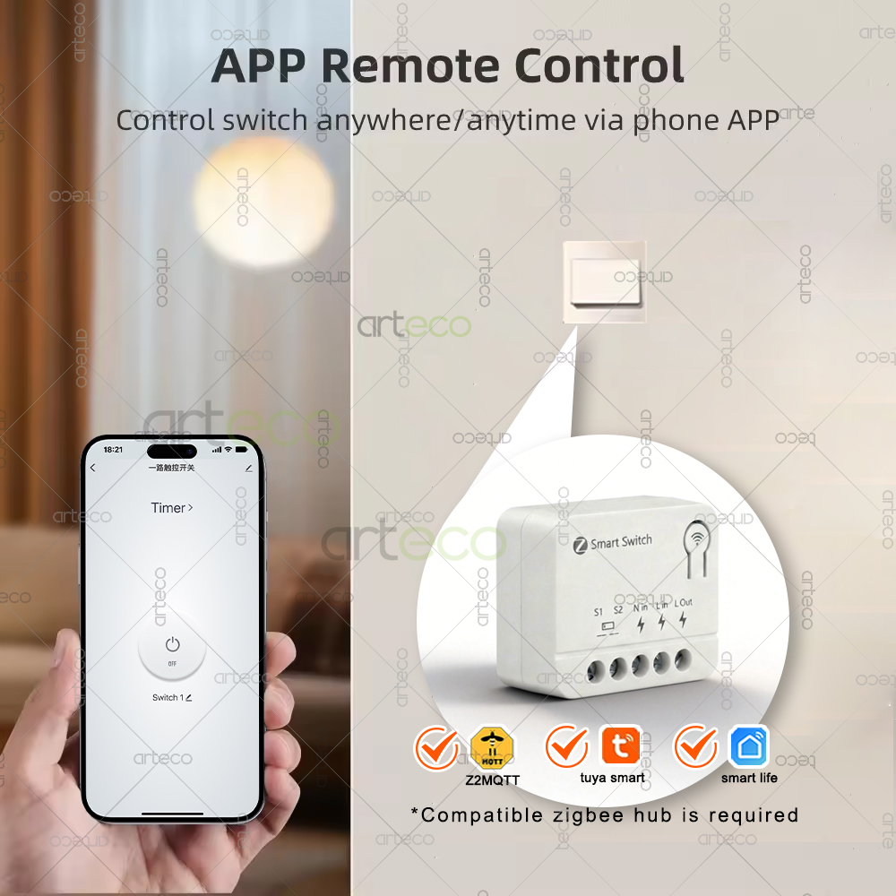 10A Zigbee Mini Smart Switch M - đánh giá và giá Diy Home Automation Controller