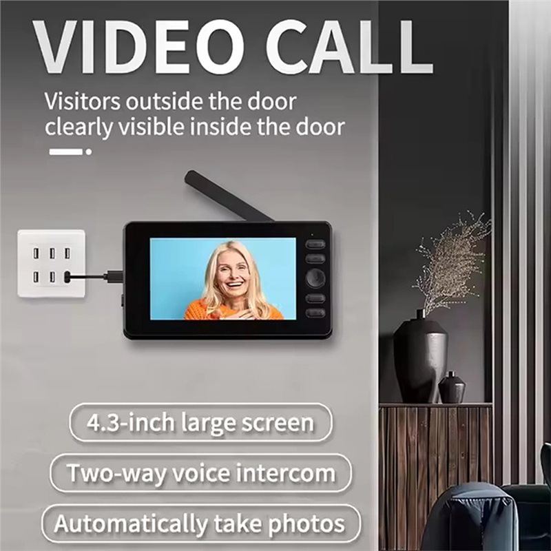 T81C! Wireless Video Doorbell  - đánh giá và giá Smart Doorbell Wired